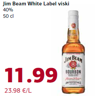 Allahindlus - Jim Beam White Label viski