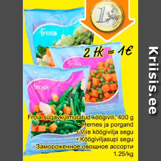 Скидка - Замороженное овощное ассорти