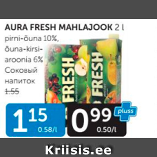 Allahindlus - AURA FRESH MAHLAJOOK 2 L