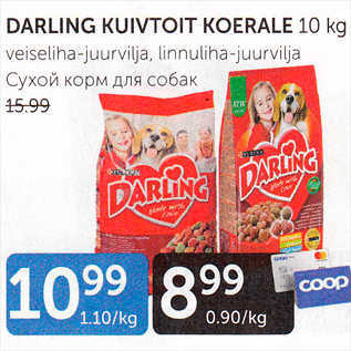 Allahindlus - DARLING KUIVTOIT KOERALE 10 kg