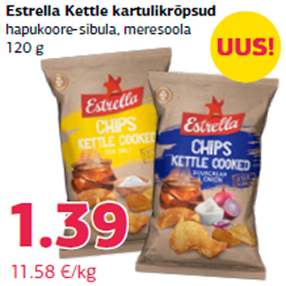 Allahindlus - Estrella Kettle kartulikrõpsud