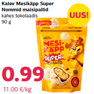 Allahindlus - Kalev Mesikäpp Super Nommid maisipallid