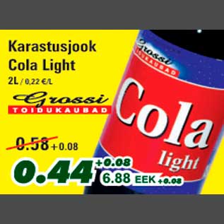 Allahindlus - Karastusjook Cola Light