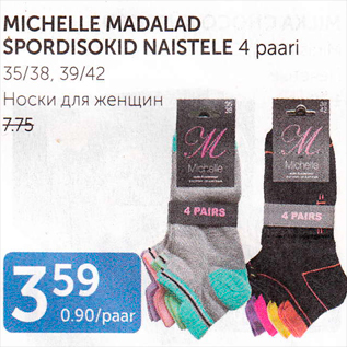 Allahindlus - MICHELLE MADALAD SPORDISOKID NAISTELE