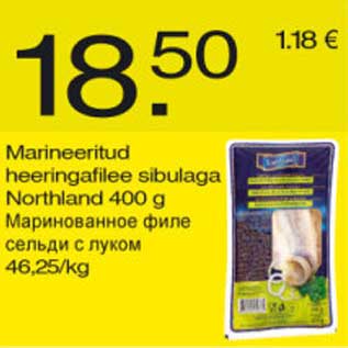 Allahindlus - Marineeritud heeringafilee sibulaga Northland