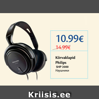 Allahindlus - Kõrvaklapid Philips