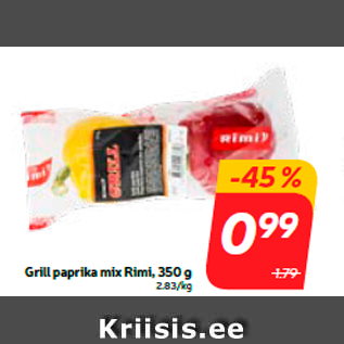 Allahindlus - Grill paprika mix Rimi, 350 g