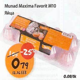 Allahindlus - Munad Maxima Favorit M10