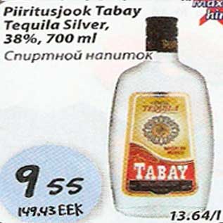 Allahindlus - Piiritusjook Tabay Tequila Silver