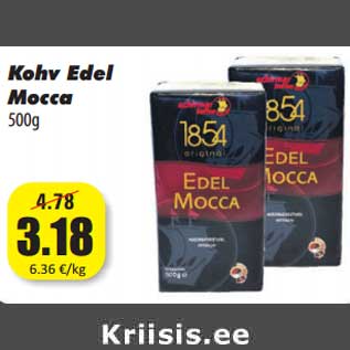 Скидка - Кофе Edel Mocca 500г