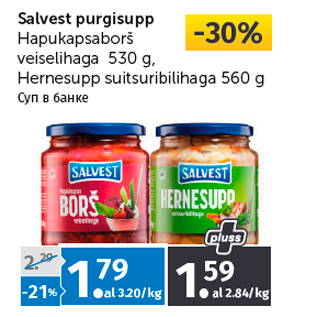 Allahindlus - Salvest purgisupp