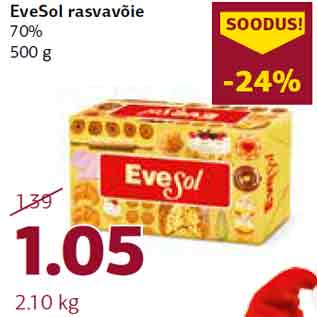 Allahindlus - EveSol rasvavõie 70% 500 g