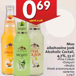 Allahindlus - Muu alkohoolne jook Alcoholic Coctail, 4,7%, 33 cl