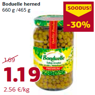 Скидка - Горох Boduelle