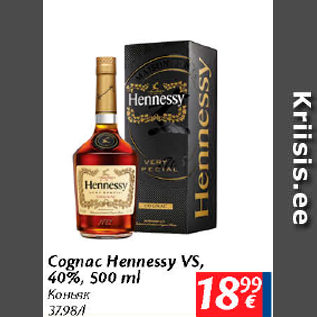 Allahindlus - Cognac Hennessy VS