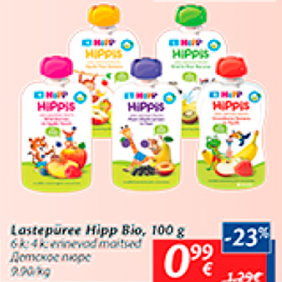 Allahindlus - Lastepüree Hipp Bio, 100 g