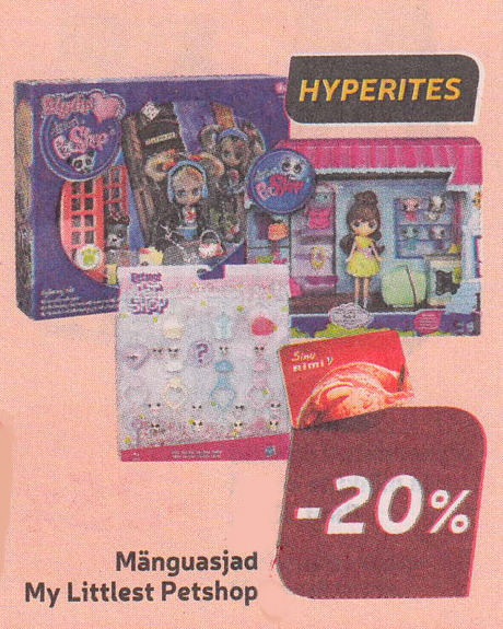 Игрушки My Littlest Petshop -20%