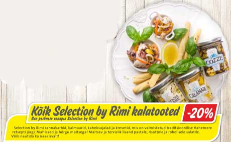Все рыбные товары Selection by Rimi  -20%