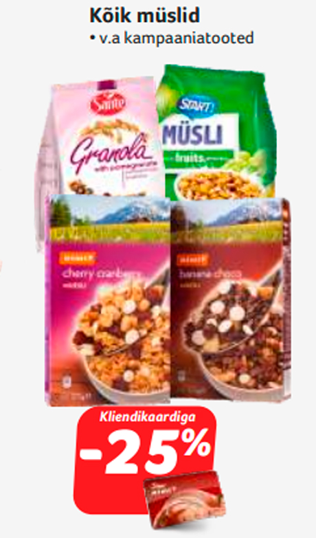 Kõik müslid -25%

