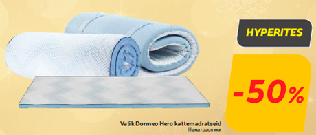 Valik Dormeo Hero kattemadratseid -50%