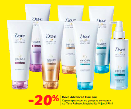 Dove Advanced Hari sari -20%