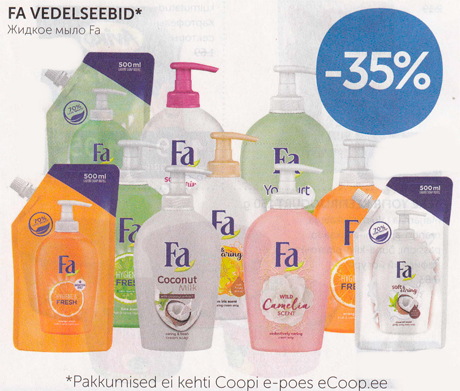 FA VEDELSEEBID*  -35%