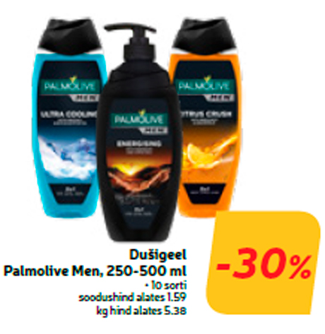 Гель для душа Palmolive Men, 250-500 мл -30%