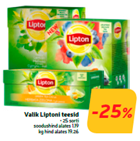 Подборка чая Lipton  -25%
