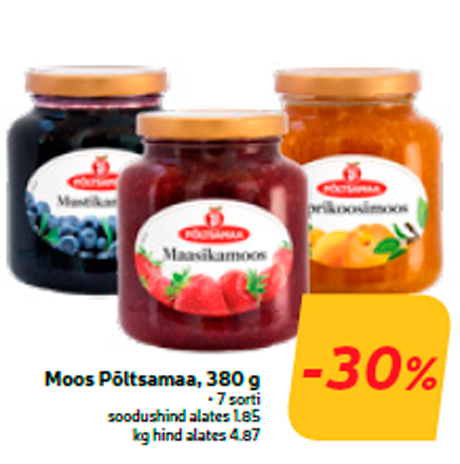 Варенье Põltsamaa, 380 г  -30%
