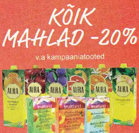 ВСЕ СОКИ  -20%