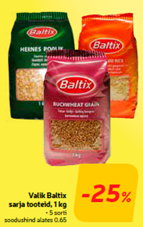 Выбор продуктов серии Baltix, 1 кг  -25%
