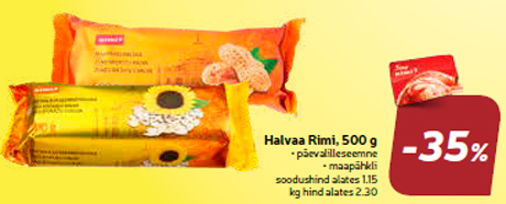 Halvaa Rimi, 500 g  -35%