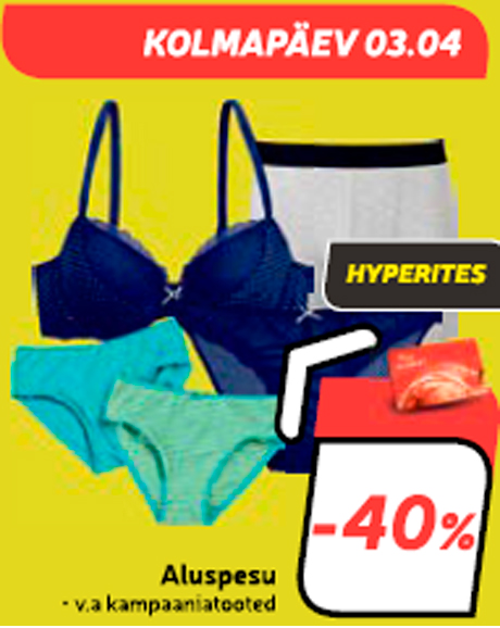 Aluspesu  -40%