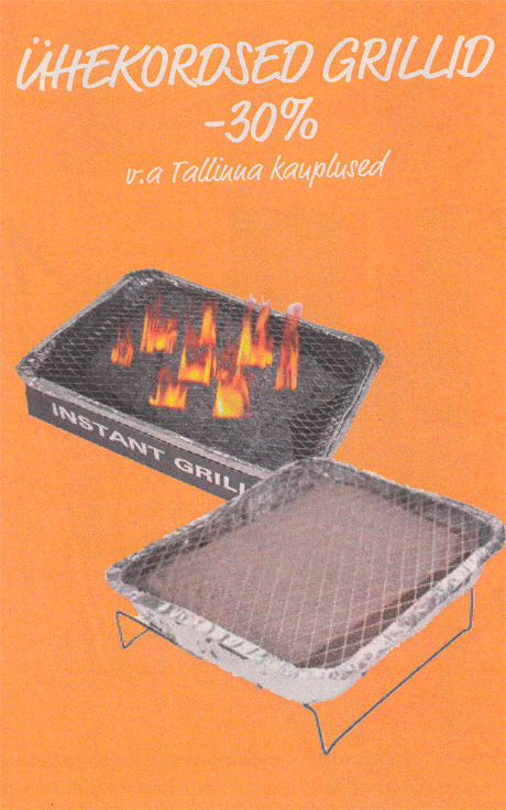 ÜHEKORDSED GRILLID  -30%