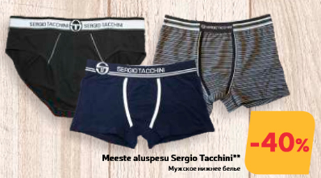 Meeste aluspesu Sergio Tacchini**  -40%