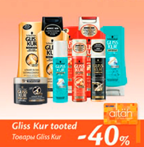 Gliss Kur tooted  -40%