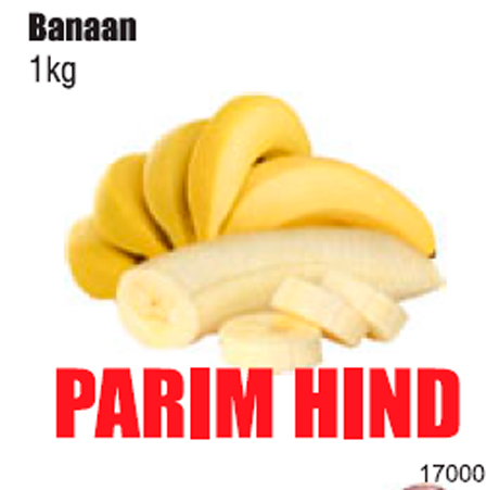 BANAN 1 kg  - PARIM HIND