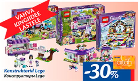 Konstruktorid Lego  -30%