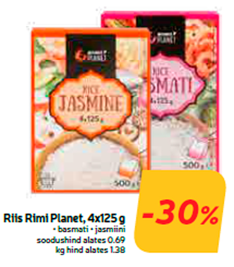 Riis Rimi Planet, 4x125 g  -30%
