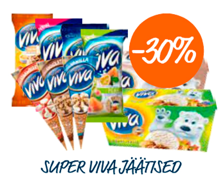 SUPER VIVA JÄÄTISED  -30%