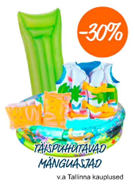 TÄISPUHUTAVAD MÄNGUASJAD  -30%