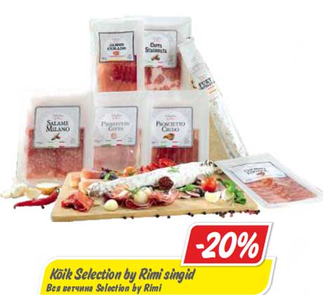 Вся ветчина Selection by Rimi -20%