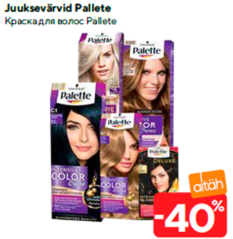 Juuksevärvid Pallete  -40%