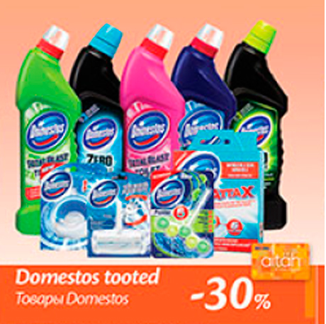 Товары Domestos -30%