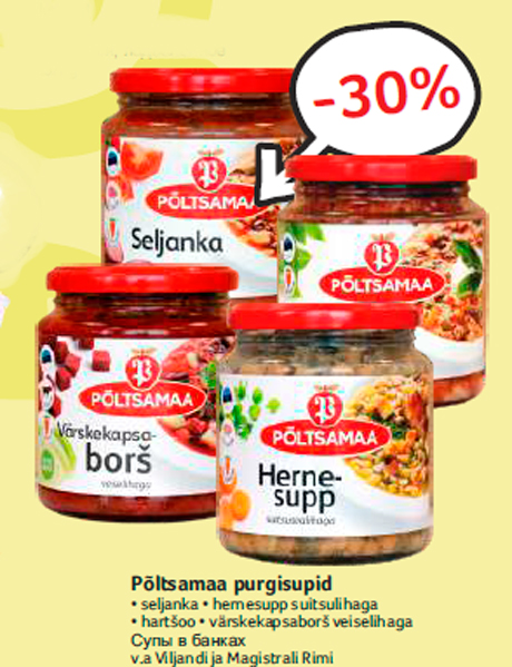 Põltsamaa purgisupid -30%