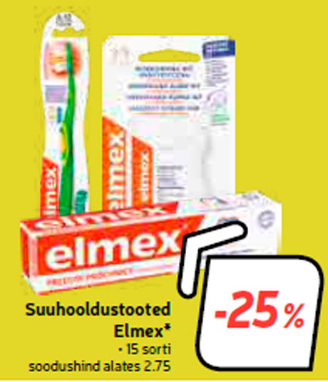 Suuhooldustooted Elmex*  -25%
