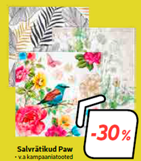 Salvrätikud Paw  -30%
