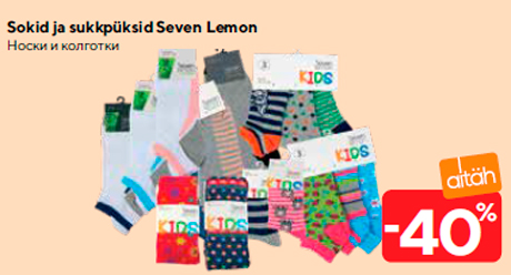 Sokid ja sukkpüksid Seven Lemon  -40%