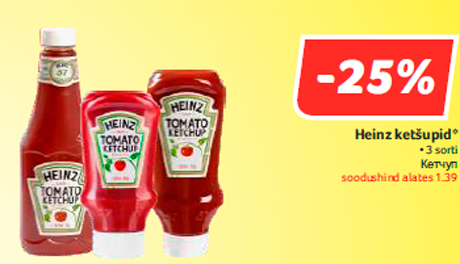 Кетчуп Heinz  -25%