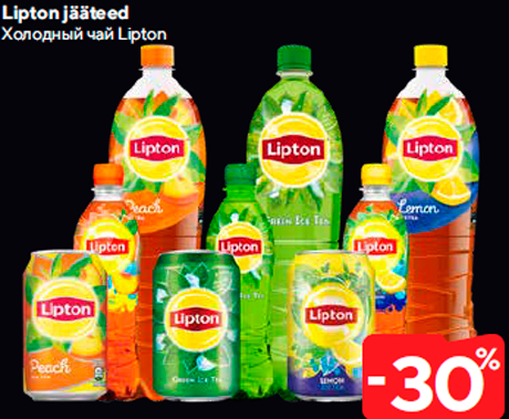 Lipton jääteed  -30%